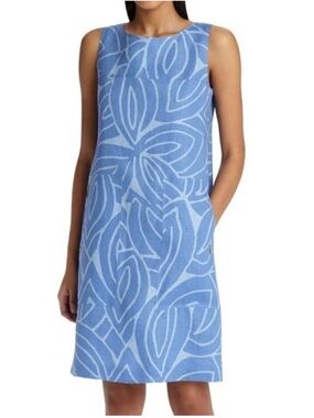 Lafayette 148 New York Farah Sleeveless Linen Dress XL